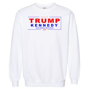 Donald Trump Robert F Kennedy Jr Pres/VP 2024 Garment-Dyed Sweatshirt