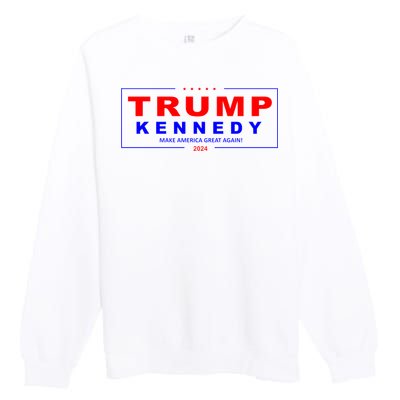 Donald Trump Robert F Kennedy Jr Pres/VP 2024 Premium Crewneck Sweatshirt