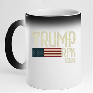 Donald Trump Rfk Jr 2024 Trump Kennedy Election 11oz Black Color Changing Mug