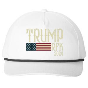 Donald Trump Rfk Jr 2024 Trump Kennedy Election Snapback Five-Panel Rope Hat