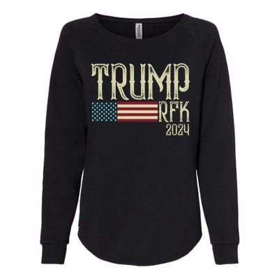 Donald Trump Rfk Jr 2024 Trump Kennedy Election Womens California Wash Sweatshirt