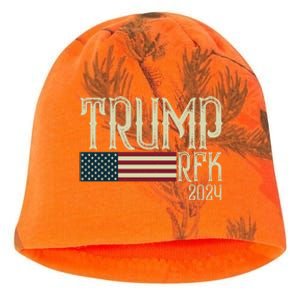 Donald Trump Rfk Jr 2024 Trump Kennedy Election Kati - Camo Knit Beanie