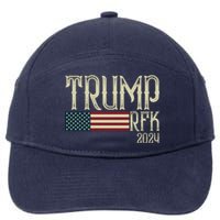 Donald Trump Rfk Jr 2024 Trump Kennedy Election 7-Panel Snapback Hat