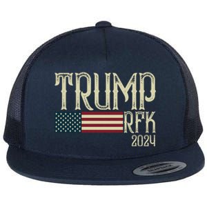 Donald Trump Rfk Jr 2024 Trump Kennedy Election Flat Bill Trucker Hat