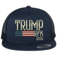 Donald Trump Rfk Jr 2024 Trump Kennedy Election Flat Bill Trucker Hat