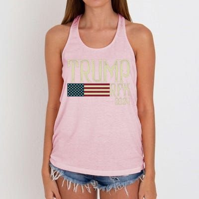 Donald Trump Rfk Jr 2024 Trump Kennedy Election Women's Knotted Racerback Tank