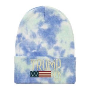 Donald Trump Rfk Jr 2024 Trump Kennedy Election Tie Dye 12in Knit Beanie