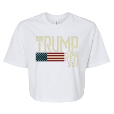 Donald Trump Rfk Jr 2024 Trump Kennedy Election Bella+Canvas Jersey Crop Tee