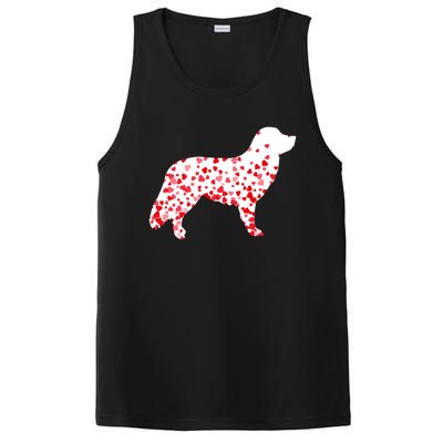 Duck Tolling Retriever Heart Dog Valentine's Day Gift PosiCharge Competitor Tank