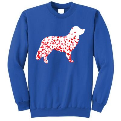 Duck Tolling Retriever Heart Dog Valentine's Day Gift Sweatshirt