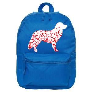 Duck Tolling Retriever Heart Dog Valentine's Day Gift 16 in Basic Backpack