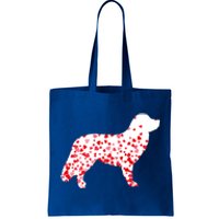 Duck Tolling Retriever Heart Dog Valentine's Day Gift Tote Bag