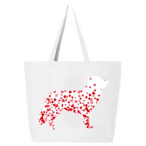 Duck Tolling Retriever Heart Dog Valentine's Day Gift 25L Jumbo Tote