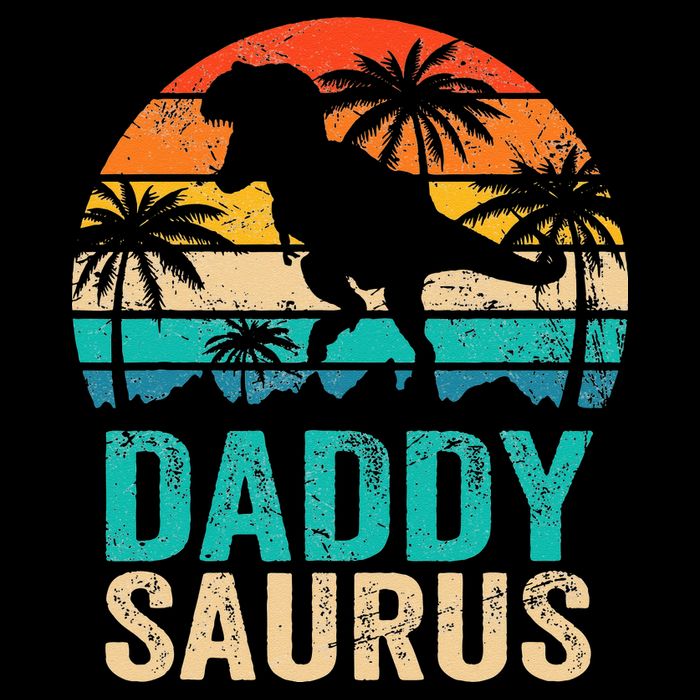 Daddysaurus T Rex Dinosaur Daddy Saurus Matching Family Flexfit Unipanel Trucker Cap