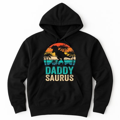 Daddysaurus T Rex Dinosaur Daddy Saurus Matching Family Hoodie