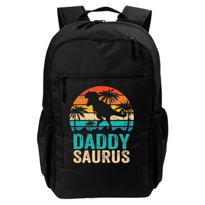Daddysaurus T Rex Dinosaur Daddy Saurus Matching Family Backpack