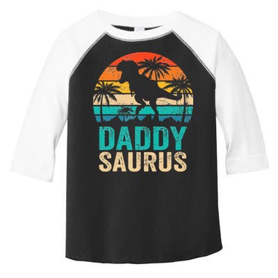 Daddysaurus T Rex Dinosaur Daddy Saurus Matching Family Toddler Fine Jersey T-Shirt