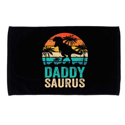 Daddysaurus T Rex Dinosaur Daddy Saurus Matching Family Microfiber Hand Towel