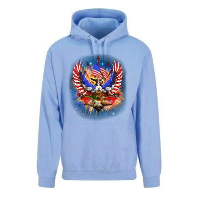 Donald Trump Riding Eagle Next Us President 2024 Epic Battle Gift Unisex Surf Hoodie