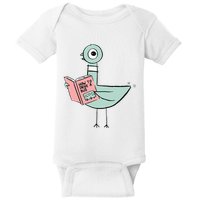 Driven To Read Pigeon Library Reading Books Reader Baby Bodysuit