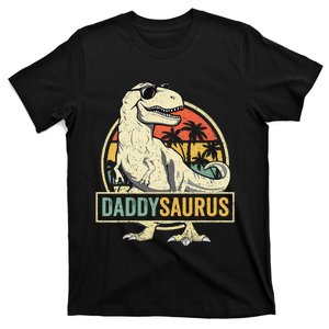 Daddysaurus T Rex Dinosaur Daddy Saurus Family Matching T-Shirt