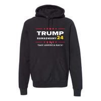 Donald Trump Ramaswamy 2024 Take America Back Election Premium Hoodie