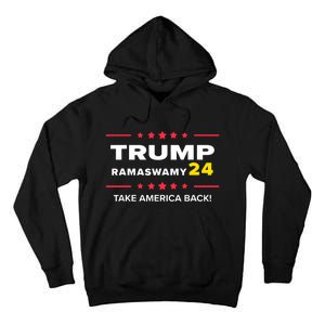 Donald Trump Ramaswamy 2024 Take America Back Election Tall Hoodie