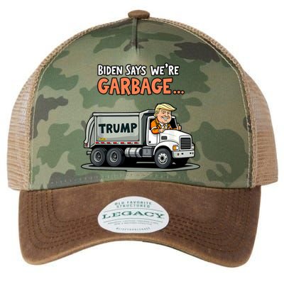 Donald Trump Rides In Truck Biden Says Were Garbage Legacy Tie Dye Trucker Hat