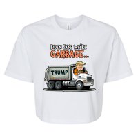 Donald Trump Rides In Truck Biden Says Were Garbage Bella+Canvas Jersey Crop Tee