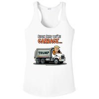 Donald Trump Rides In Truck Biden Says Were Garbage Ladies PosiCharge Competitor Racerback Tank