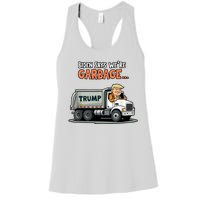 Donald Trump Rides In Truck Biden Says Were Garbage Women's Racerback Tank