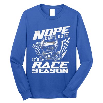 Dirt Track Racing Race Sprint Car Long Sleeve Shirt