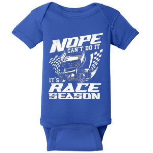 Dirt Track Racing Race Sprint Car Baby Bodysuit