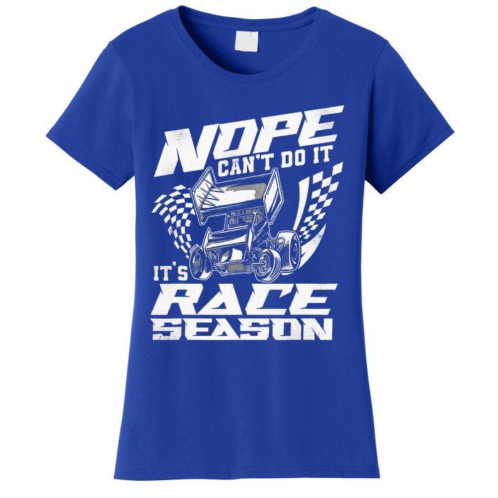 Dirt Track Racing Race Sprint Car Women's T-Shirt