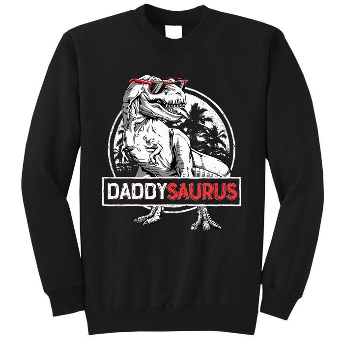 Daddysaurus T Rex Dinosaur Daddy Saurus Family Matching Sweatshirt