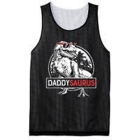 Daddysaurus T Rex Dinosaur Daddy Saurus Family Matching Mesh Reversible Basketball Jersey Tank