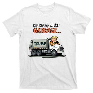 Donald Trump Rides In Garbage Truck T-Shirt