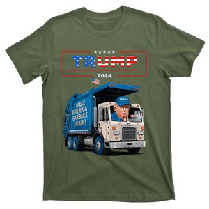 Donald Trump Rides In Garbage Truck Garbage For Trump T-Shirt