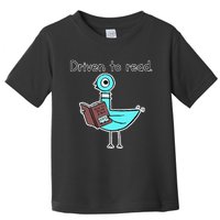 Driven To Read Pigeon Library Reading Books Reader Toddler T-Shirt