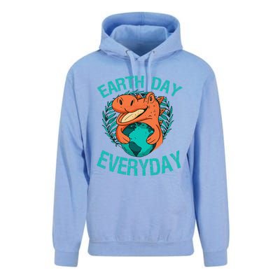 Dinosaur T Rex Earth Day Everyday Environment Ecology Save Unisex Surf Hoodie