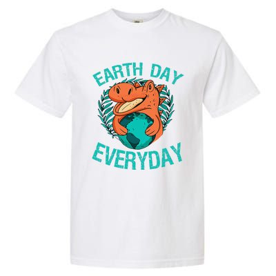 Dinosaur T Rex Earth Day Everyday Environment Ecology Save Garment-Dyed Heavyweight T-Shirt