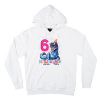 Dinosaur T Rex 6 Year Old 6th Birthday Hoodie