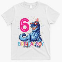 Dinosaur T Rex 6 Year Old 6th Birthday T-Shirt