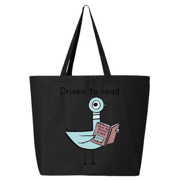 Driven To Read Pigeon Library Reading Books Reader 25L Jumbo Tote