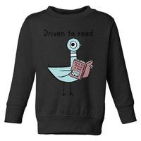 Driven To Read Pigeon Library Reading Books Reader Toddler Sweatshirt