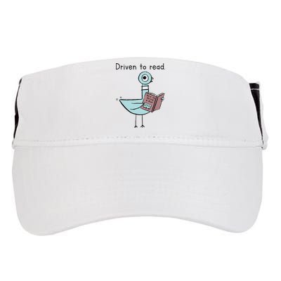 Driven To Read Pigeon Library Reading Books Reader Adult Drive Performance Visor