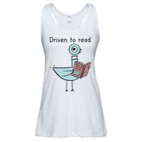 Driven To Read Pigeon Library Reading Books Reader Ladies Essential Flowy Tank