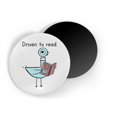 Driven To Read Pigeon Library Reading Books Reader Magnet