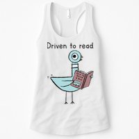 Driven To Read Pigeon Library Reading Books Reader Womens Tank Top