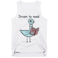 Driven To Read Pigeon Library Reading Books Reader Tank Top
